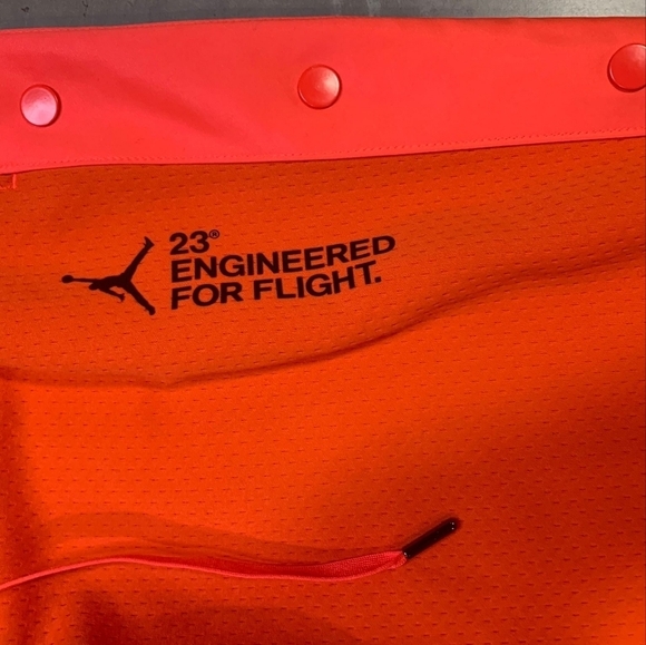 Nike Jordan 23E Flight Tech Lite  Snap Pants Infrared Men's AO6348-612 Size M - Picture 3 of 7